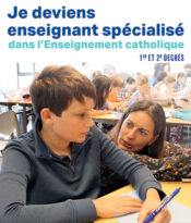 Je deviens enseignant spécialisé dans l’Enseignement catholique