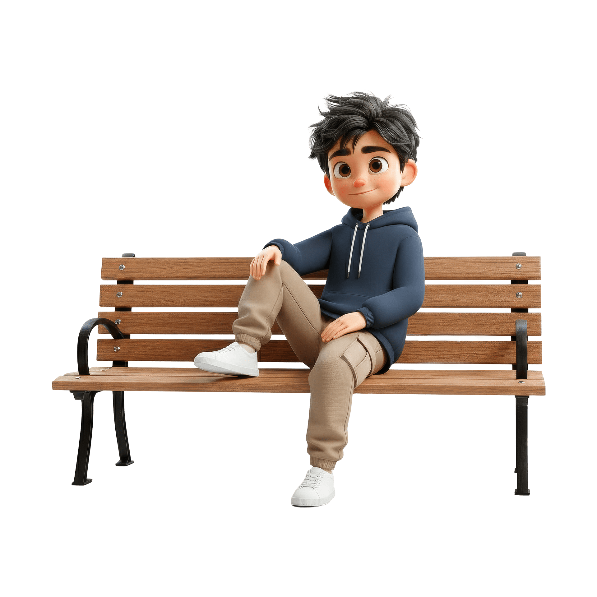 mascotte_masculine_assis_banc